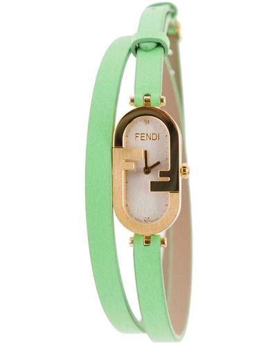 fendi green watch|Fendi watch for women.